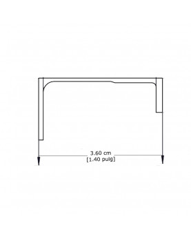 Profile  Handle diagonal  aluminum