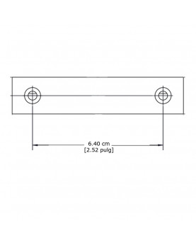 Profile  Handle diagonal  aluminum